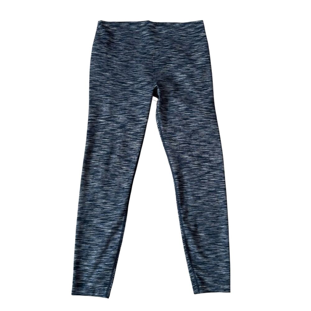Outdoor Voices Navy Gray Stretch Leggings Womens XL Training Yoga Gym Hike